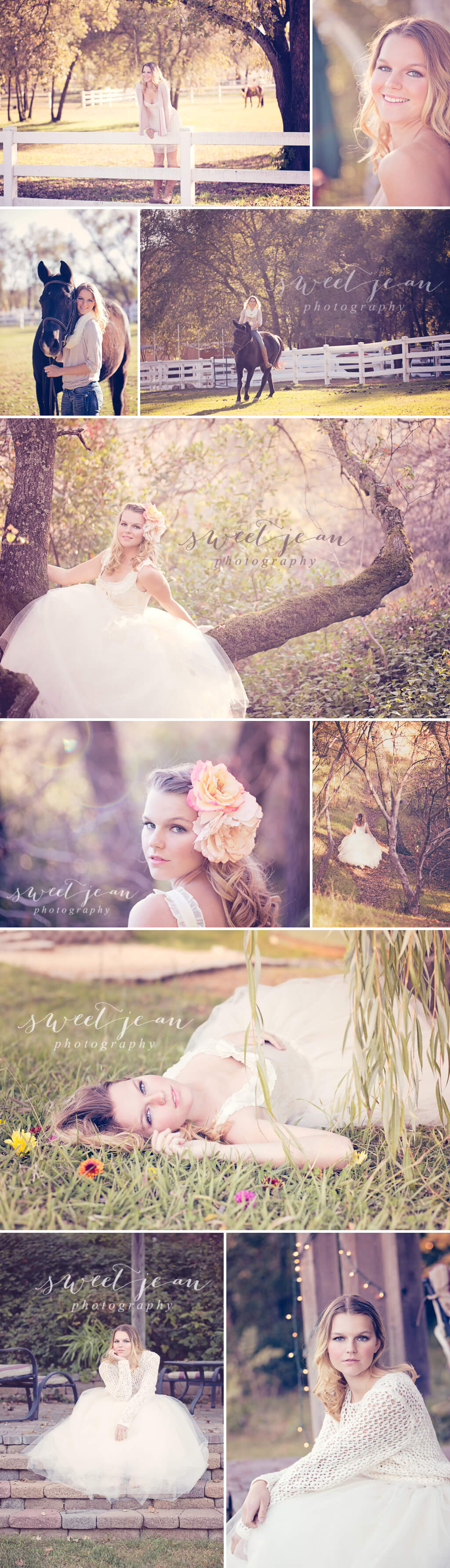 Del Oro Senior Portrait Session Gorgeous senior portrait session horseback