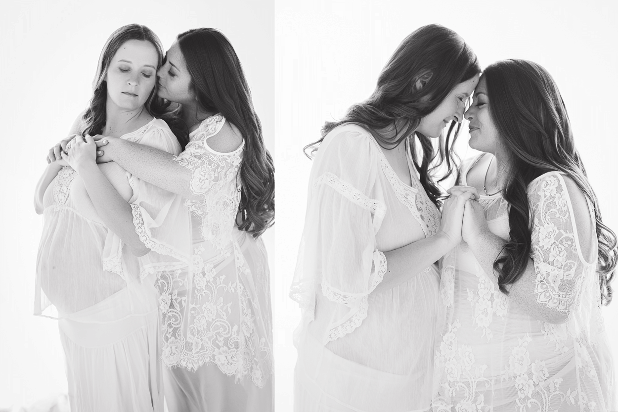 same sex maternity portrait roseville, ca sweet jean photography