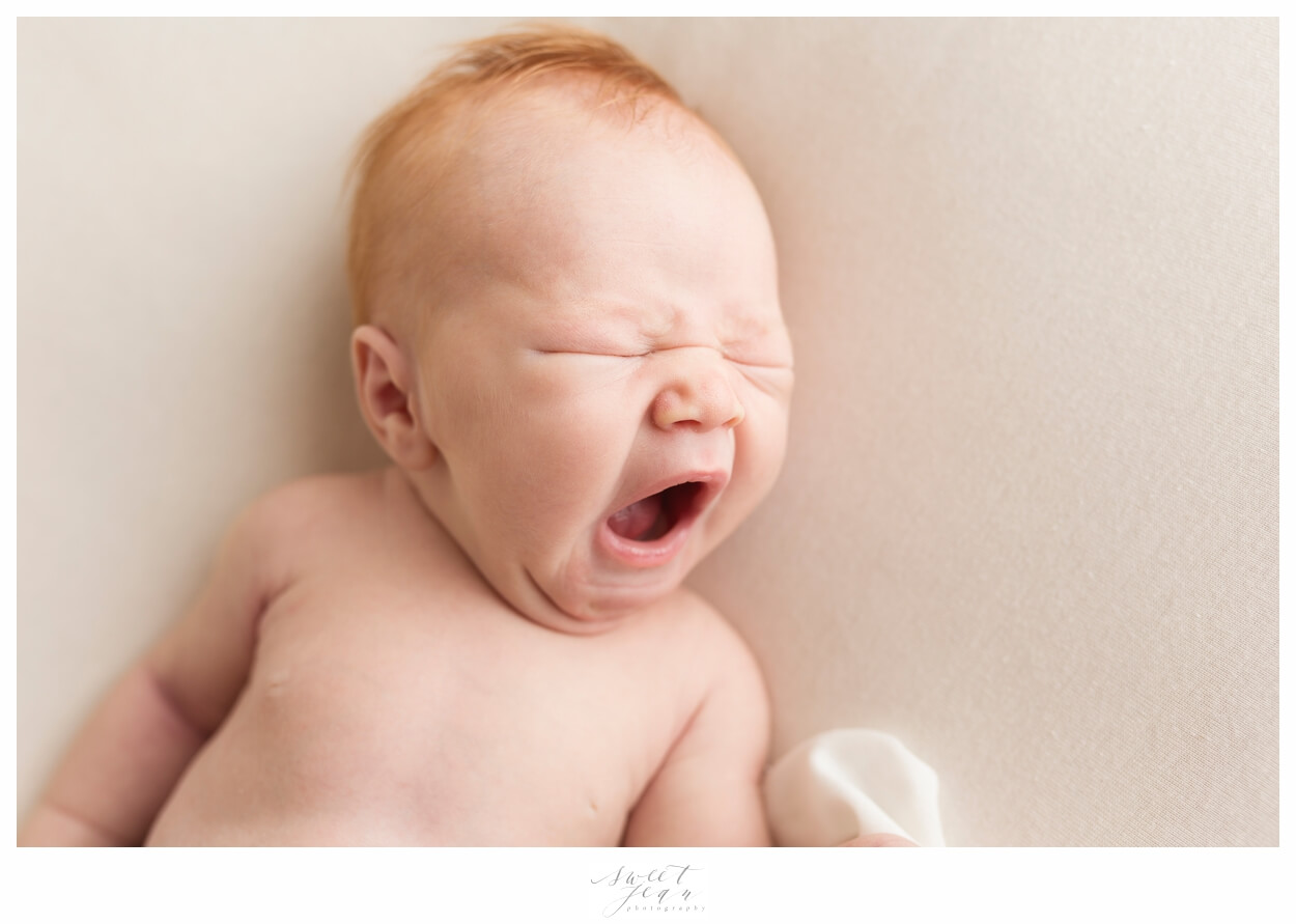 Charles |  A Fiery Redhead Newborn Session