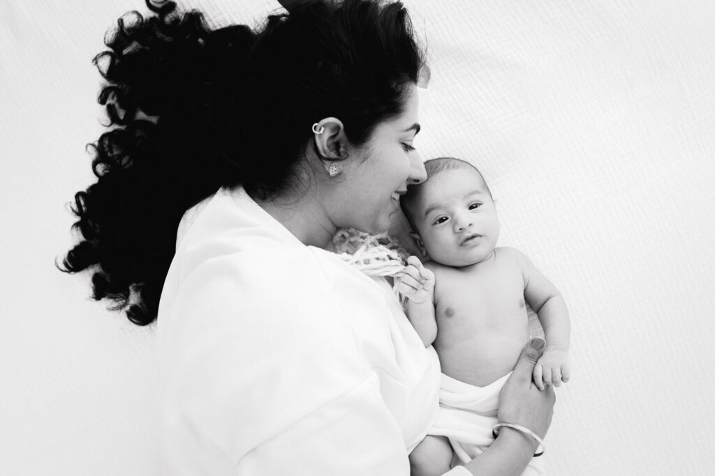 newborn boy with mother indian sacramento sweet jean photography (015)