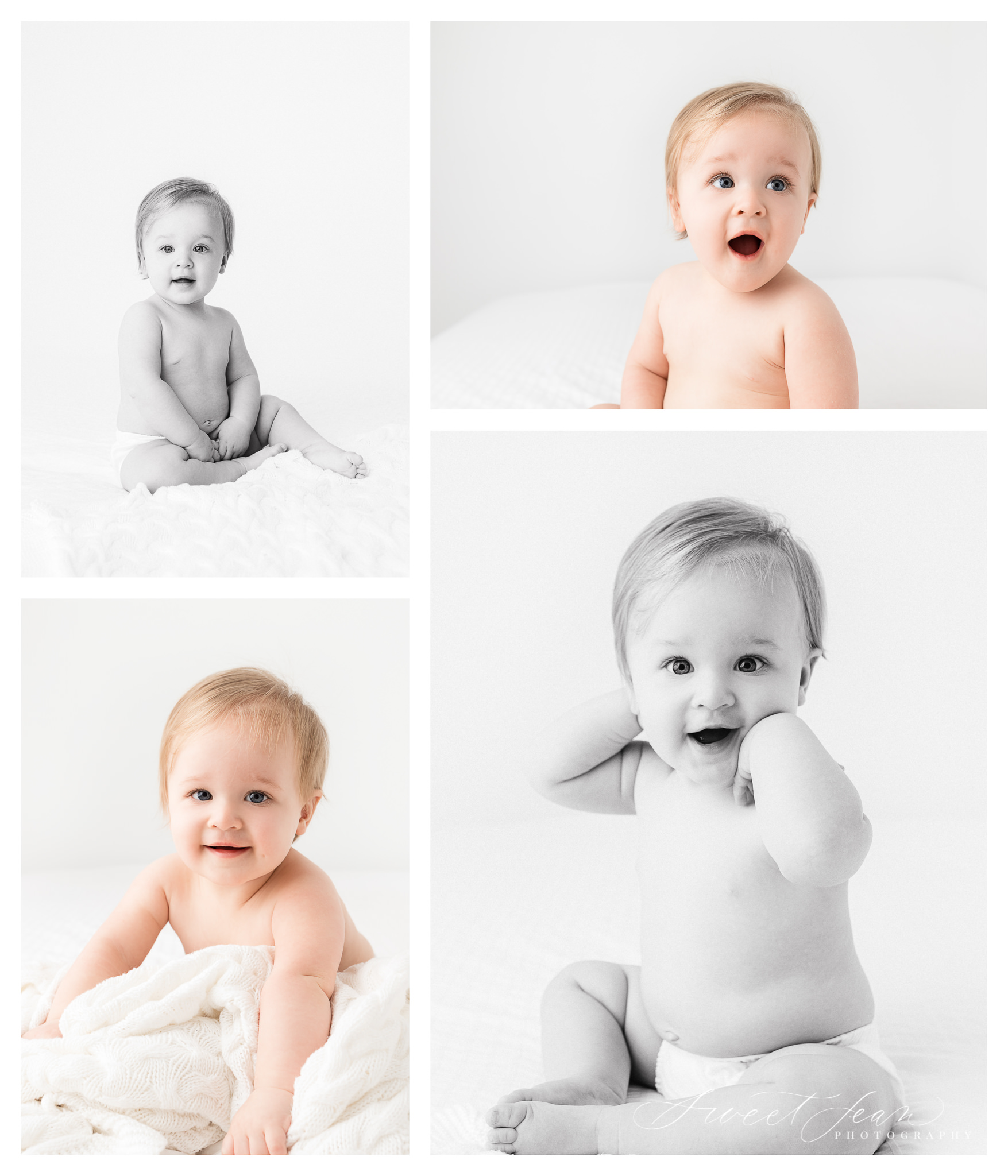 Roseville Baby Photography Studio Session 1st Birthday